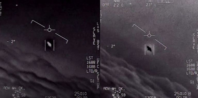 F/A- 18 Super Hornet piloot jäädvustas tundmatu lendava objekti