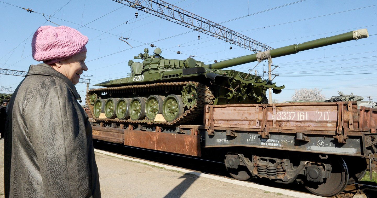 Vene tank T-72.
