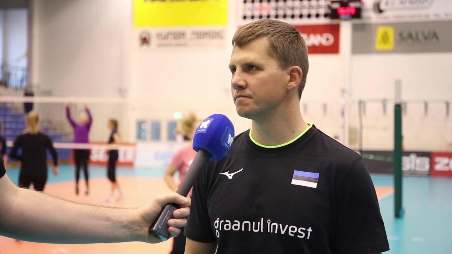 Eesti võrkpallikoondise abitreener Rainer Vassiljev.