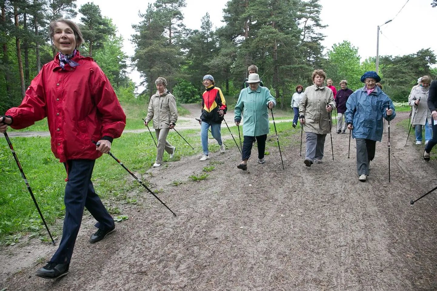 Terviseradadel on mugav aktiivselt liikuda ka vanemaealistel.