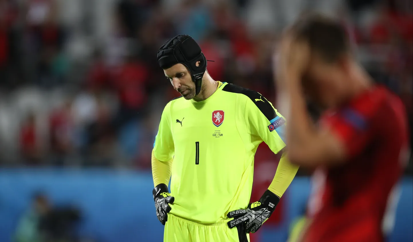 Petr Cech pärast EM-finaalturniirilt välja langemist.