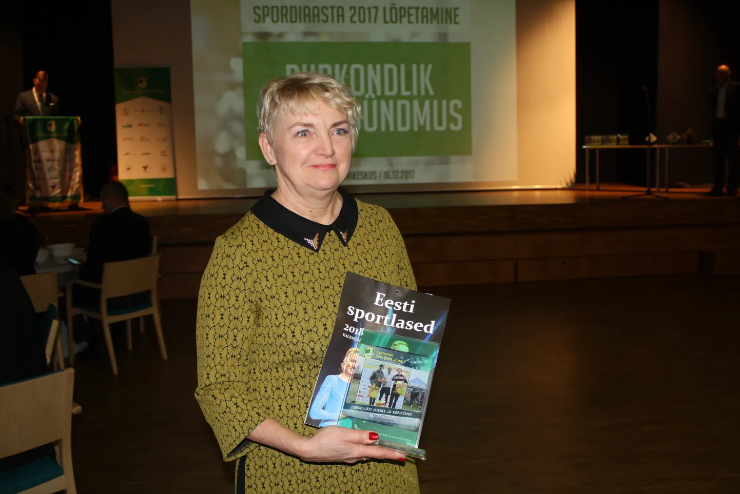 Aasta spordisündmuseks Valgamaal sai Eesti-Läti jooks, mille korraldajate seas oli ka Leini Kirsimäe.
