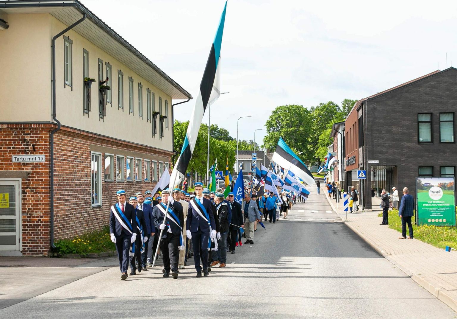 Eesti rahvuslipu sünnipäev Otepääl. 