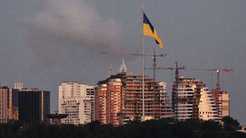 Krievu triecienā Kijivā sapostīti Britu padomes un "Radio Brīvība" biroji