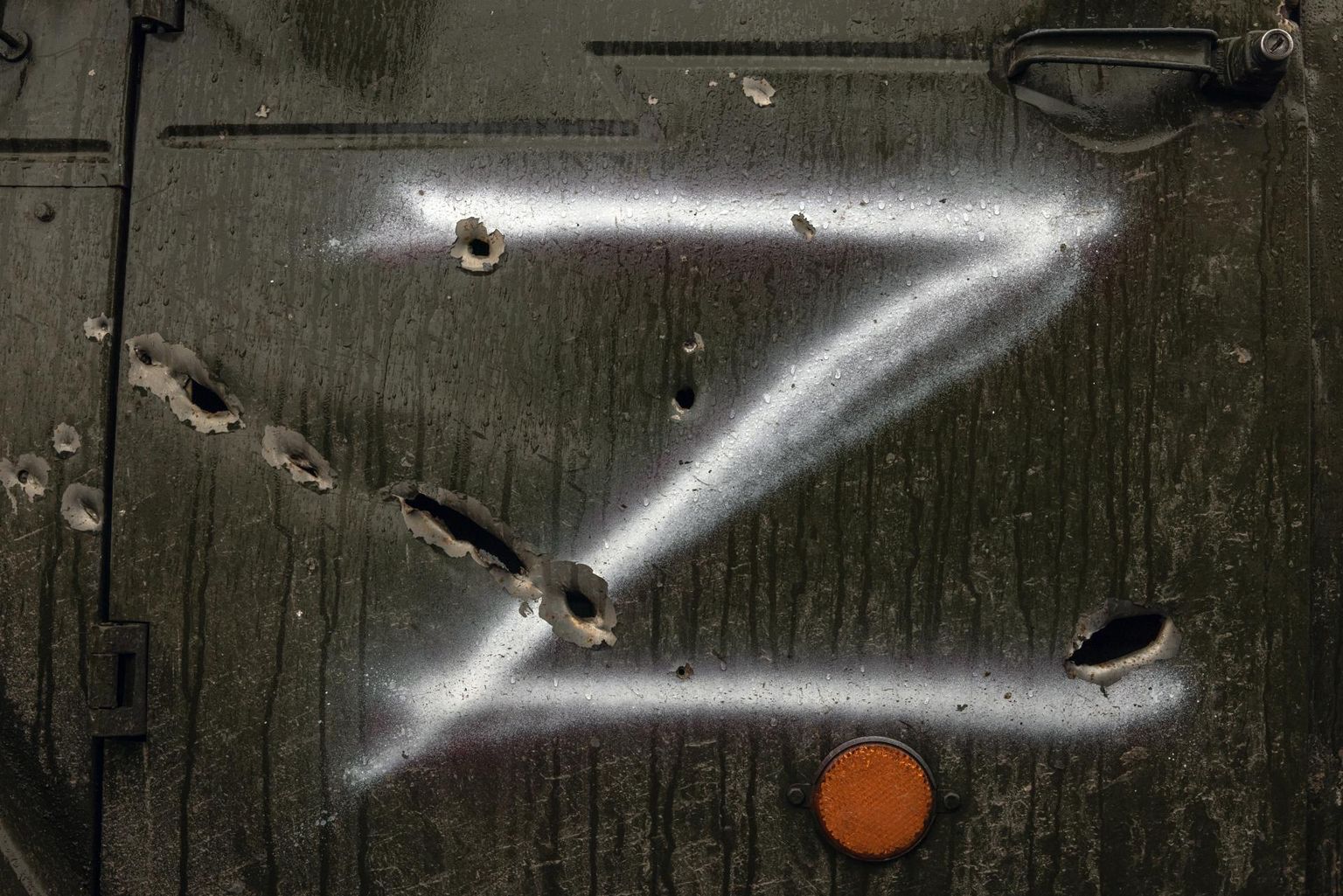 Z-täht on praeguse sõja puhul kujunenud agressiooni toetavaks sümboliks. FOTO: Roman Pilipey