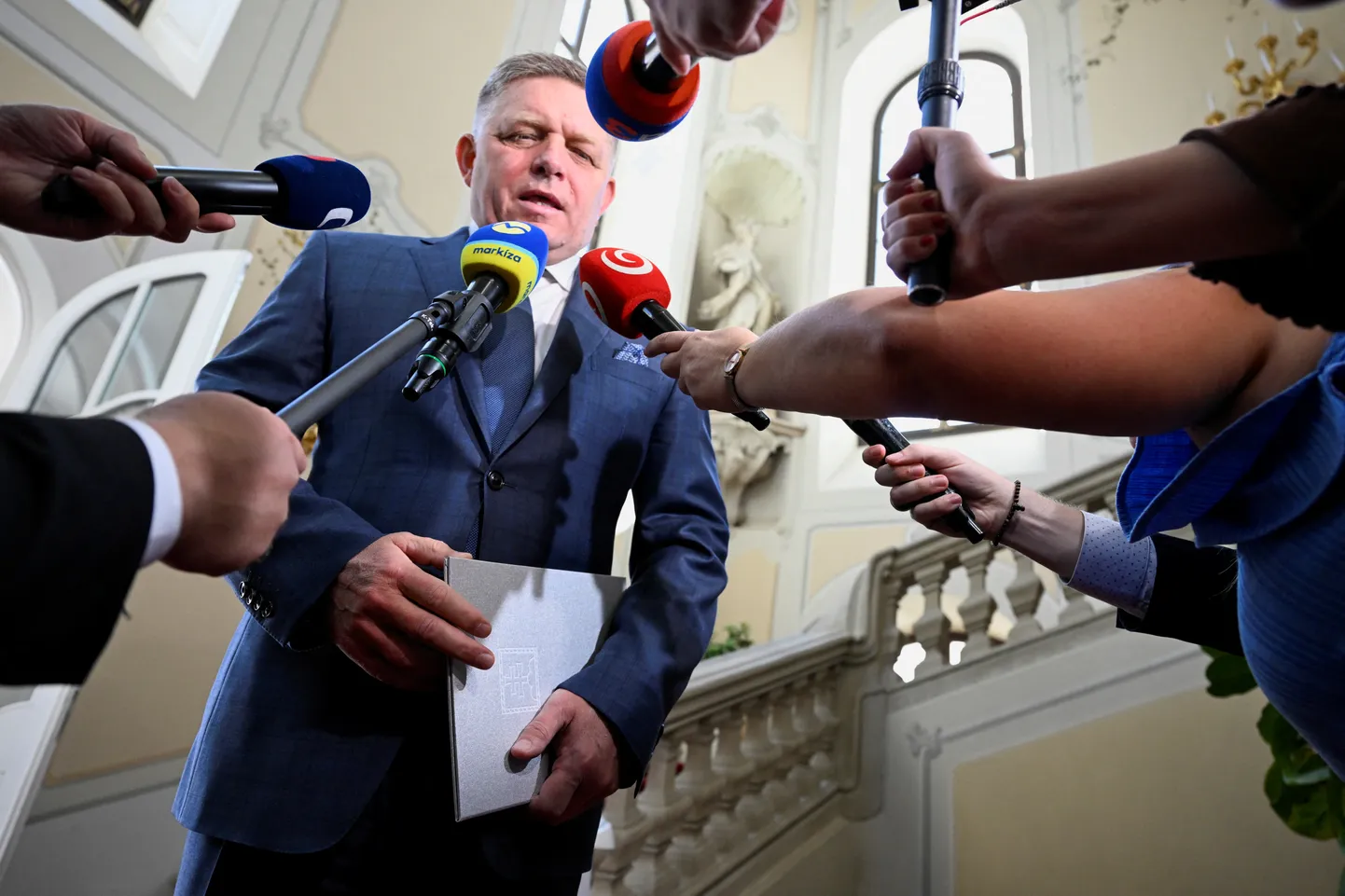 Robert Fico, kes sai Slovakkia presidendilt volitused valitsuse moodustamiseks.
