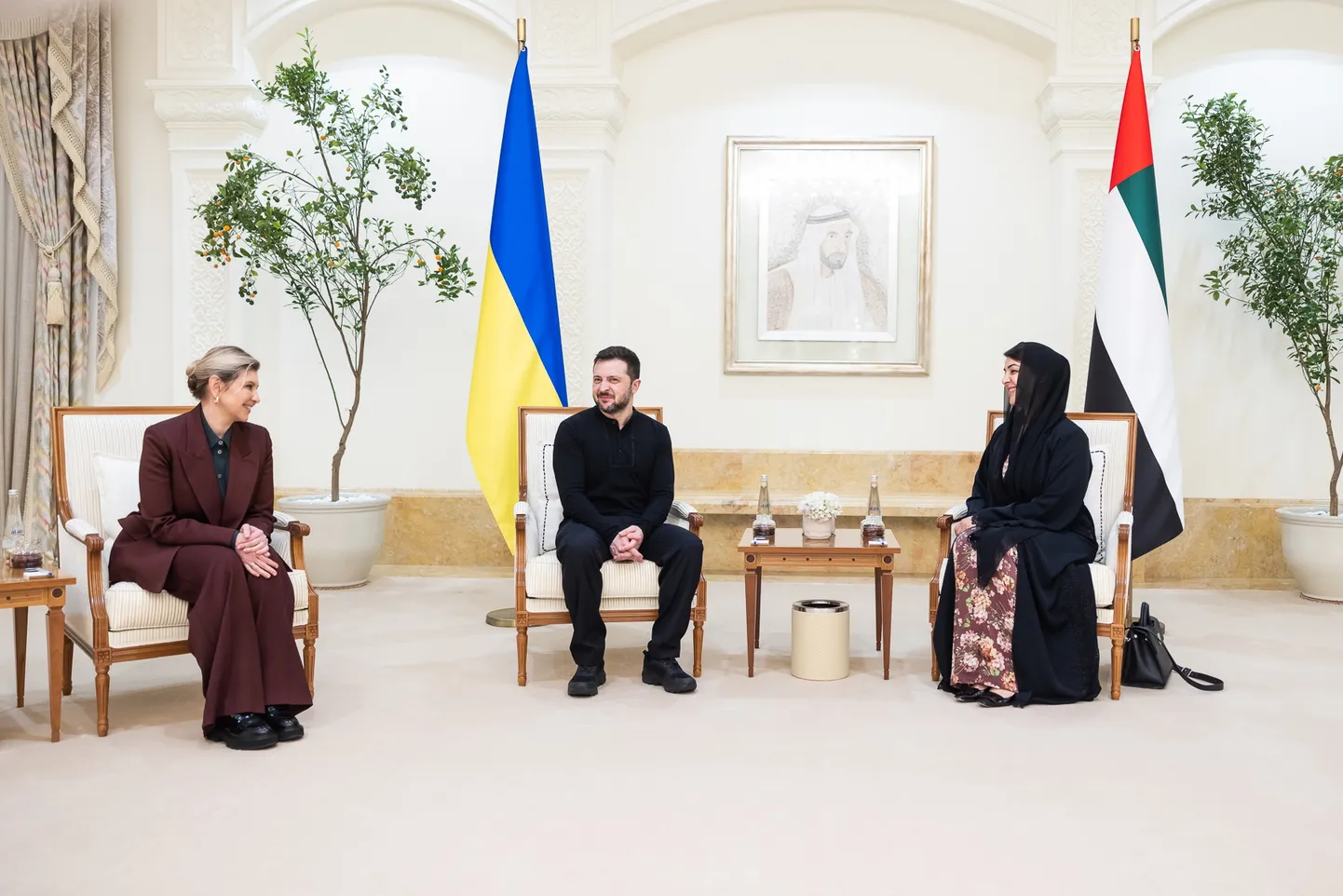 Визит первой леди и президента Украины в ОАЭ.