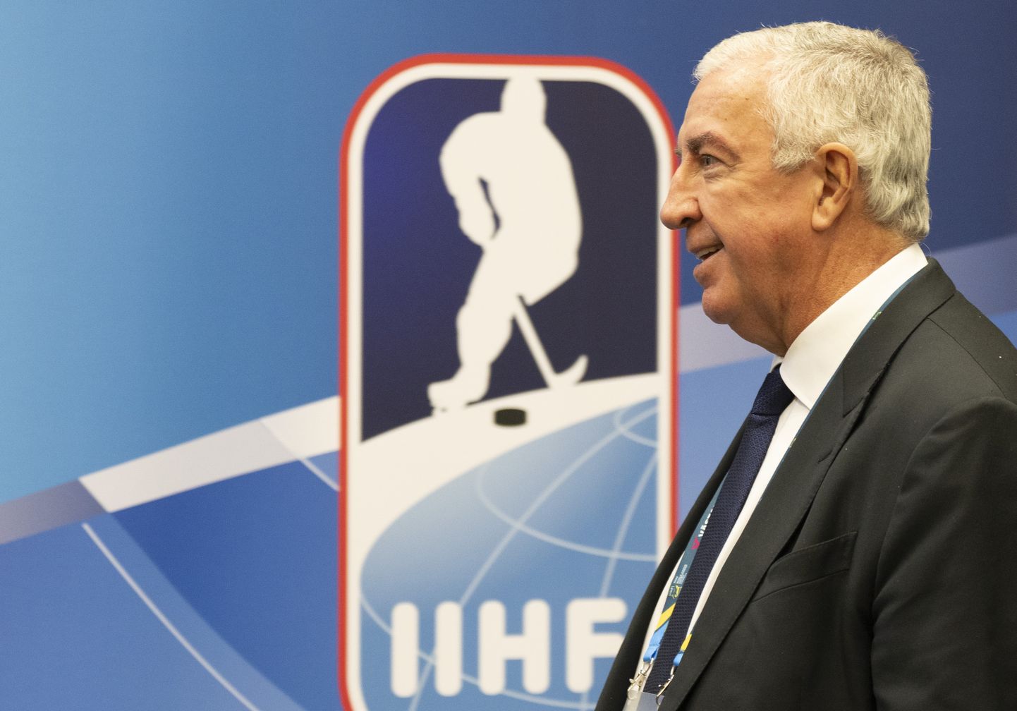 IIHFi president Luc Tardif.
