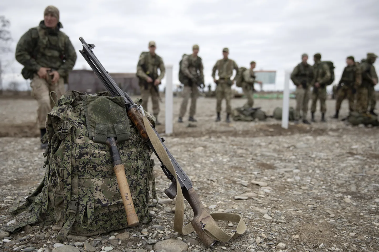 Российские военные.