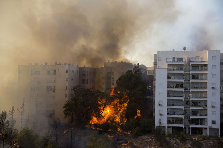 Põlengud Iisraelis Haifas