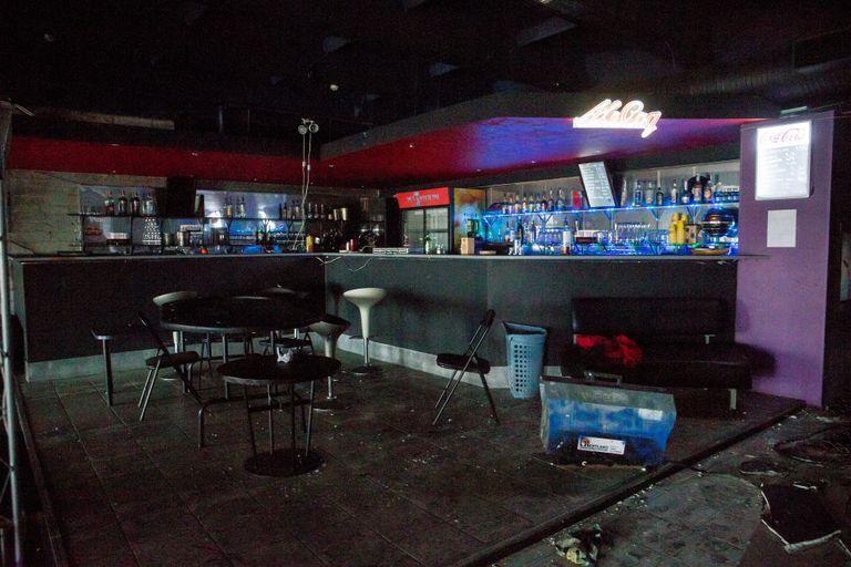 Предполагаемое место преступления в ночном клубе "Посейдон", прежде известном под названием Lucy Luke.