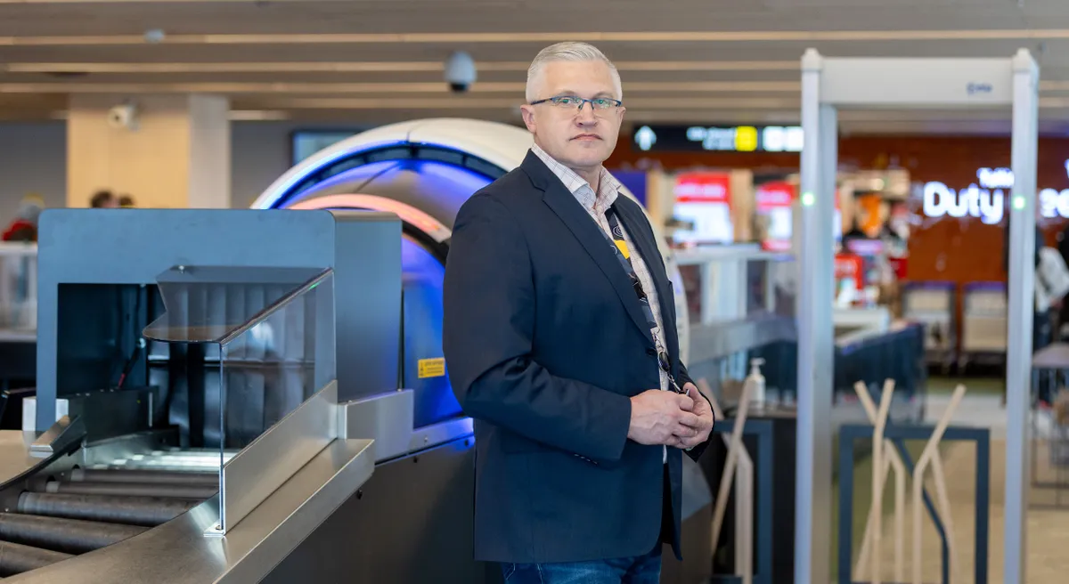 Tallinna lennujaama lennundusjulgestuse osakonna juht Tarvi Pihlakas.