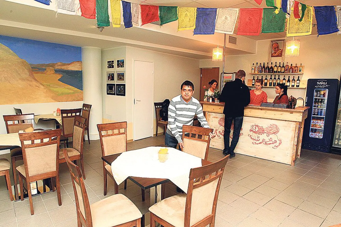 Tiibeti restorani omanik Kamal Prasad Chalice loodab, et uus söögikoht hakkab tartlastele meeldima.