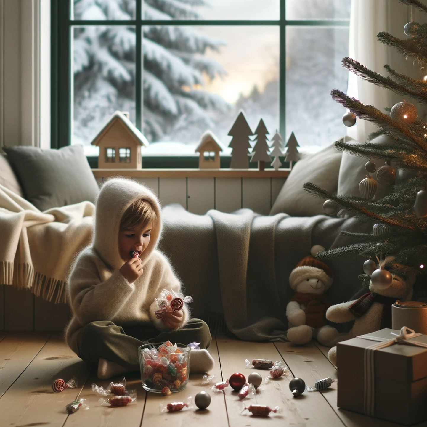 Jõulude eel ja ajal on lihtne suhkrut mitu korda üle tarbida. Eriti lastel, keda hellitatakse kommidega. 