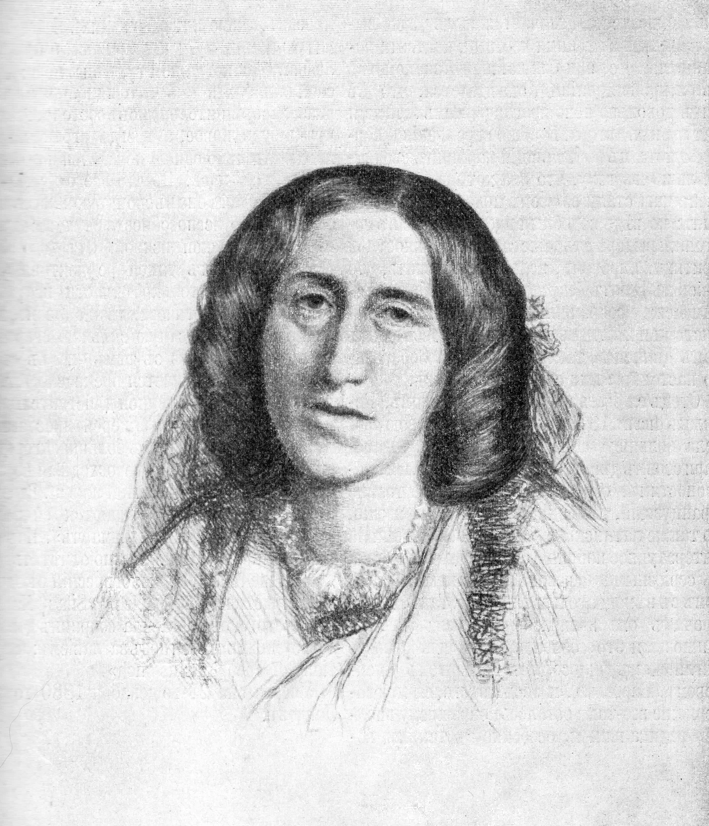 Illustratsioon Mary Ann Evansist (1819 - 1880), kes kasutas pseudonüümi George Eliot.