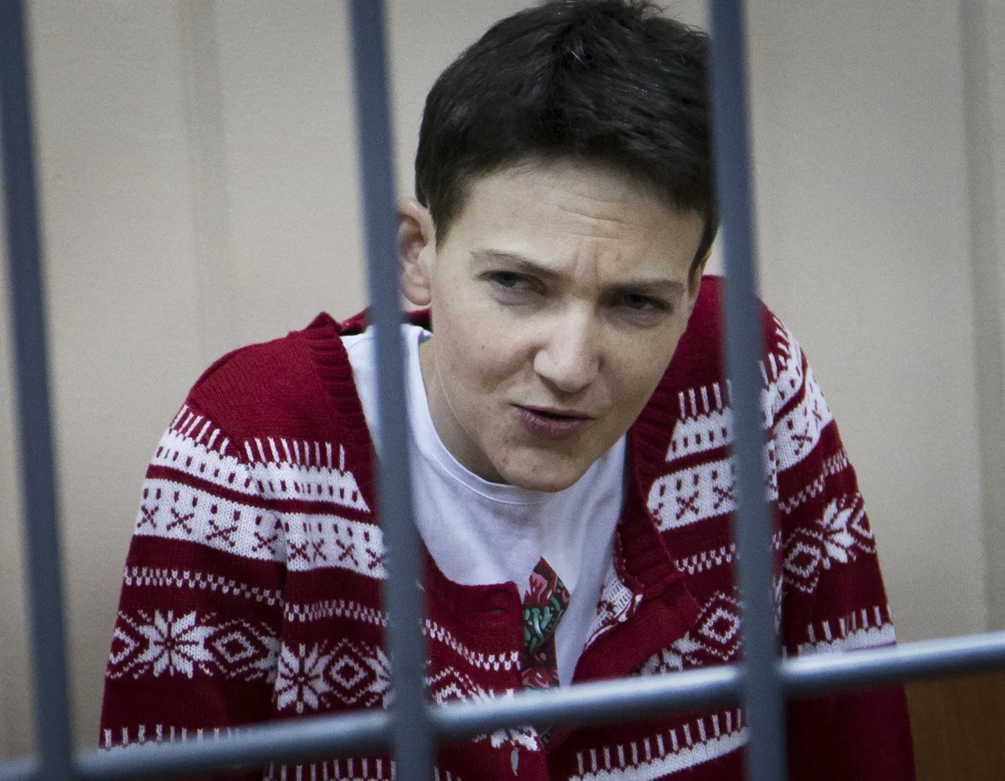 Üle 80 päeva nälginud Ukraina piloot toodi täna Moskvas taas kohtu ette.