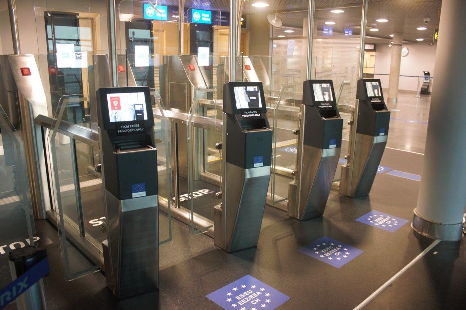 Automatizētā robežpārbaudes sistēma lidostā "Rīga"