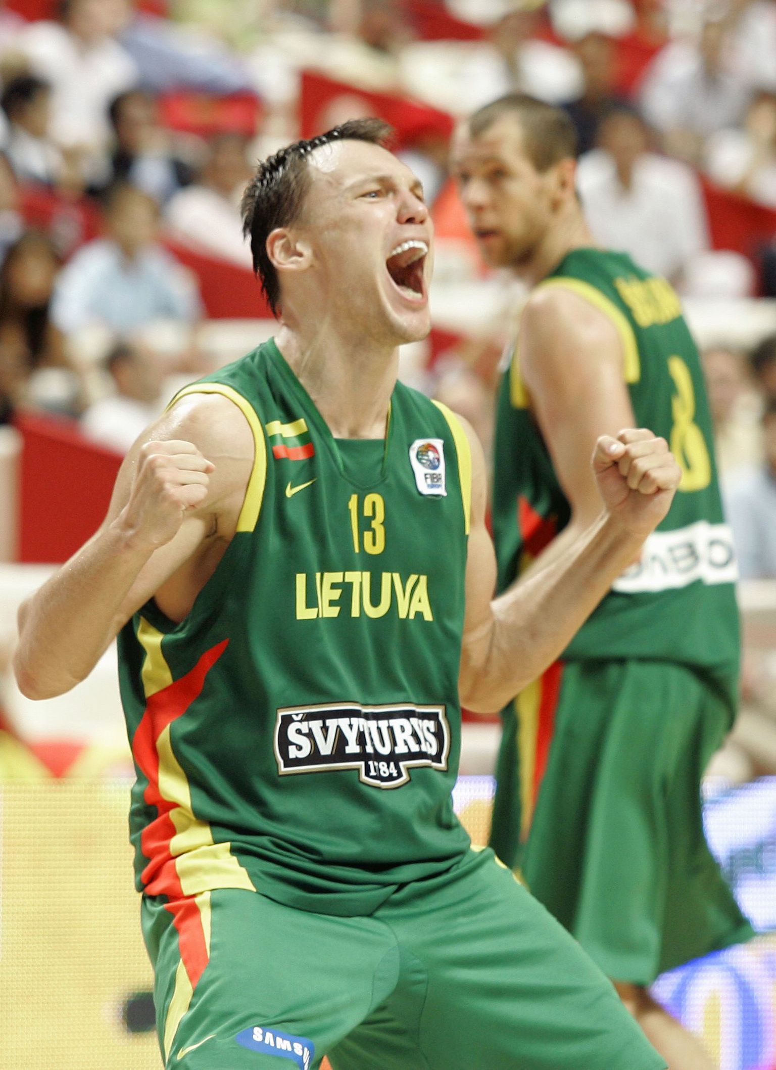 Legendaarne Leedu koondise mängujuht Šarunas Jašikevičius valiti 2003. aastal finaalturniiri kõige väärtuslikumaks mängijaks.