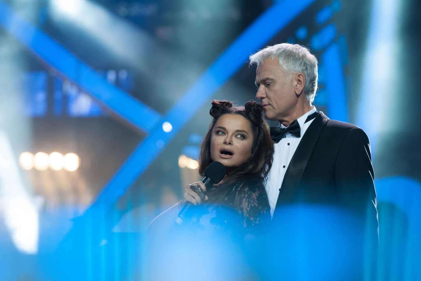 Наташа Королева и Александр Маршал на сцене "Новой волны 2015".
