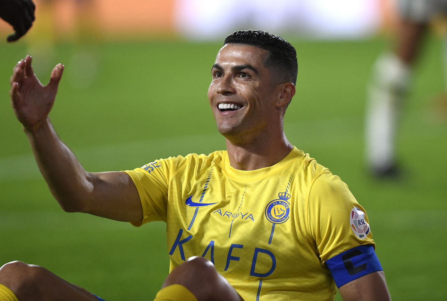 Al Nassri jalgpallur Cristiano Ronaldo Saudi Araabia liiga mängus Al Ettifaqiga.