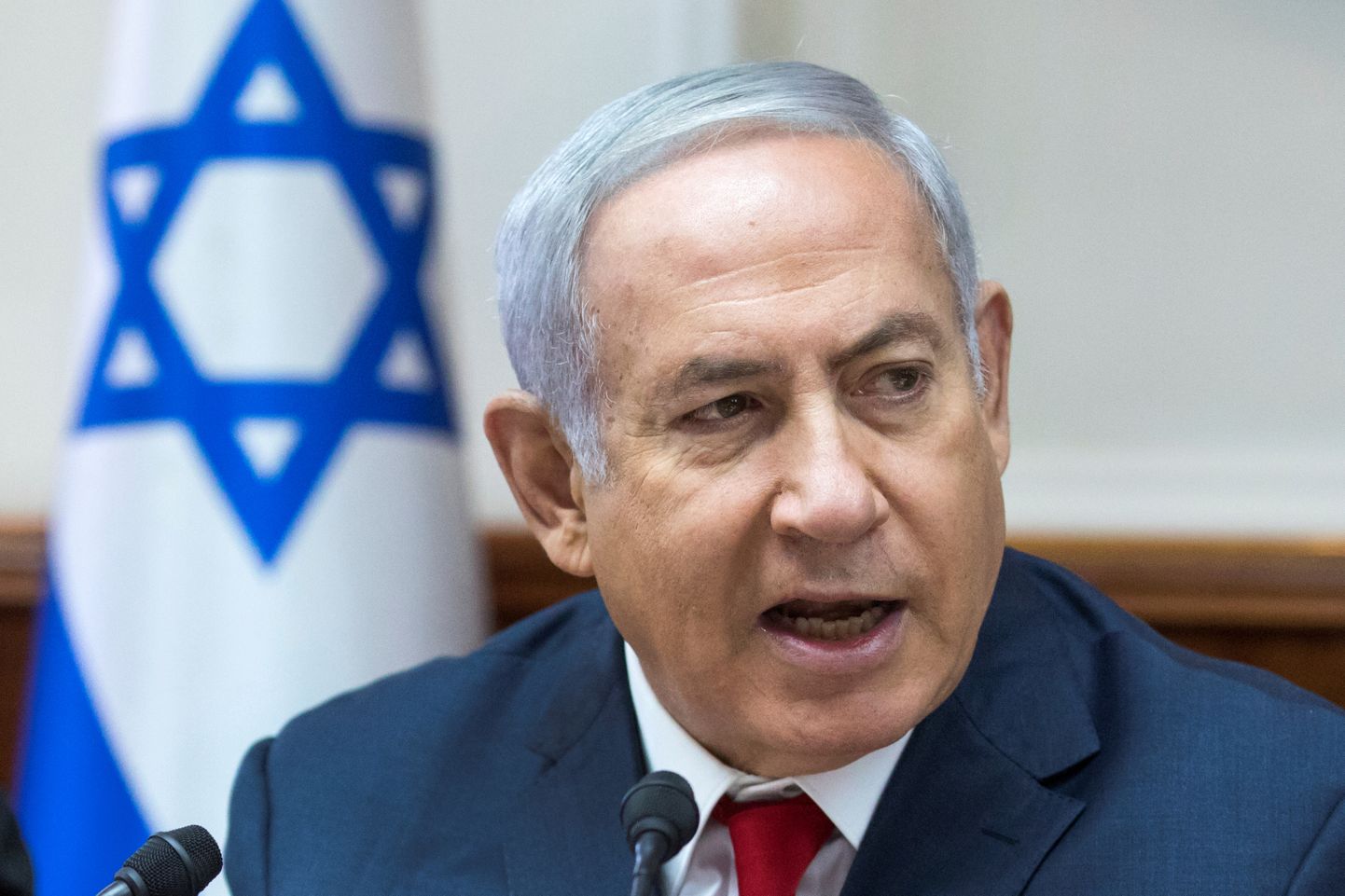 Izraēlas premjerministrs Benjamins Netanjahu 