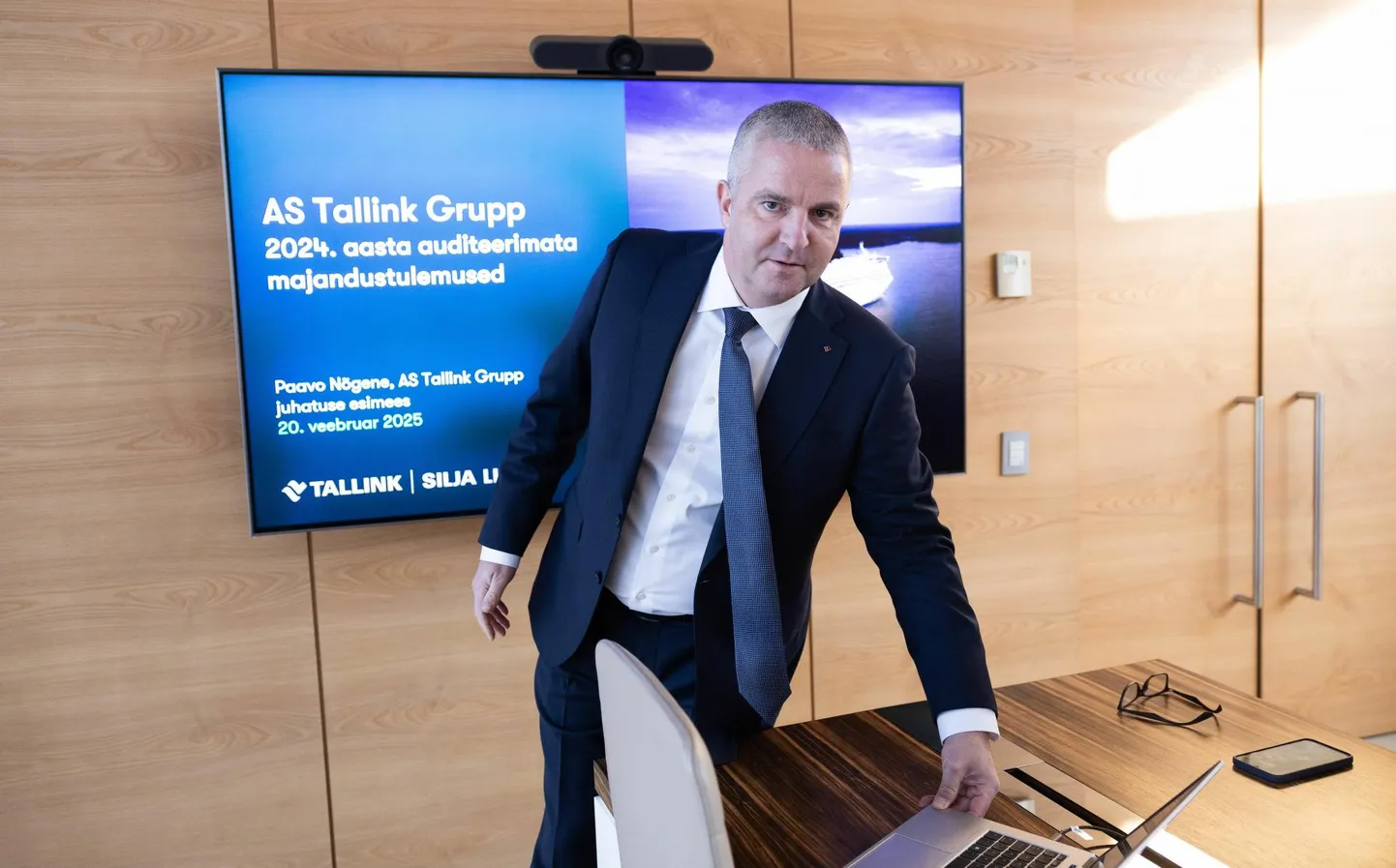 Tallinki juhatuse esimees Paavo Nõgene ütles eile ajakirjanikele, et ettevõtte eelmise aasta majandustulemustega võib rahule jääda.
