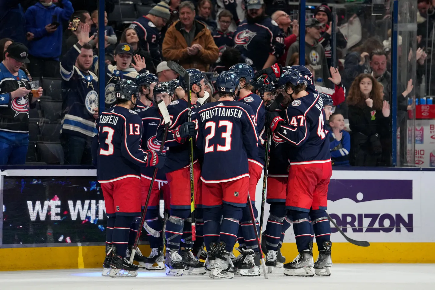 Kolumbusas "Blue Jackets" hokejisti