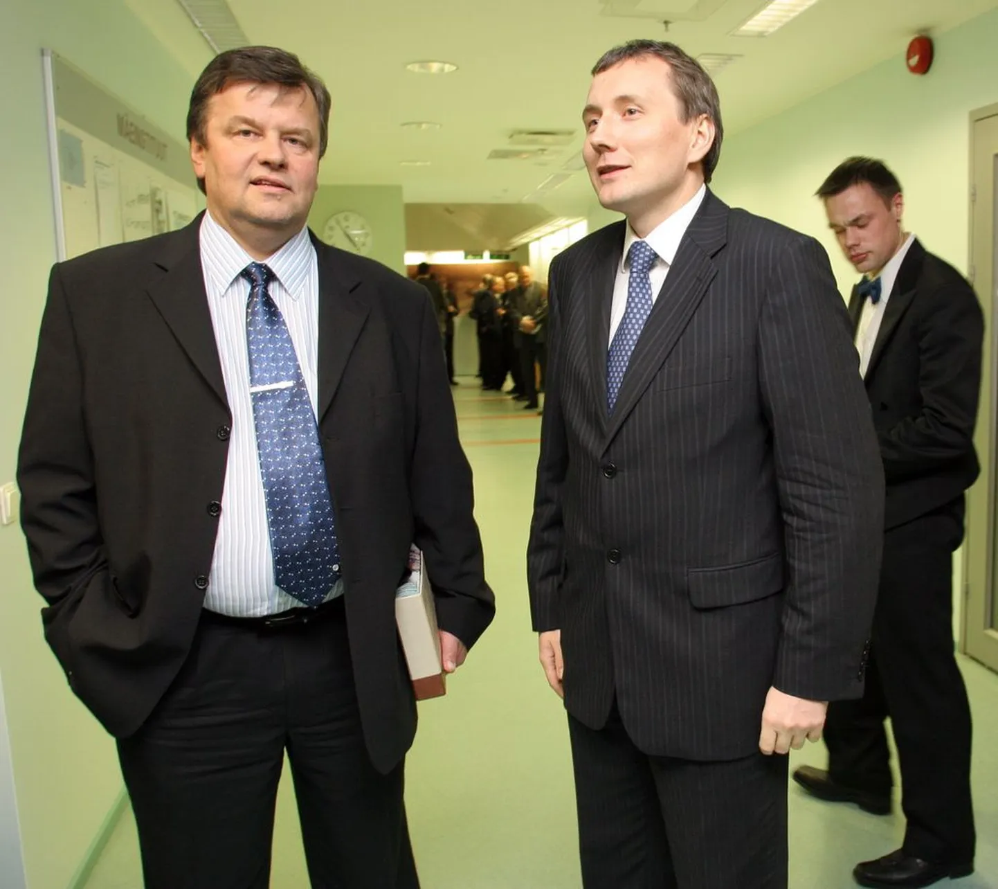 Eesti Energia juhatuse liikmed Mati Jostov (vasakul) ja Sandor Liive.