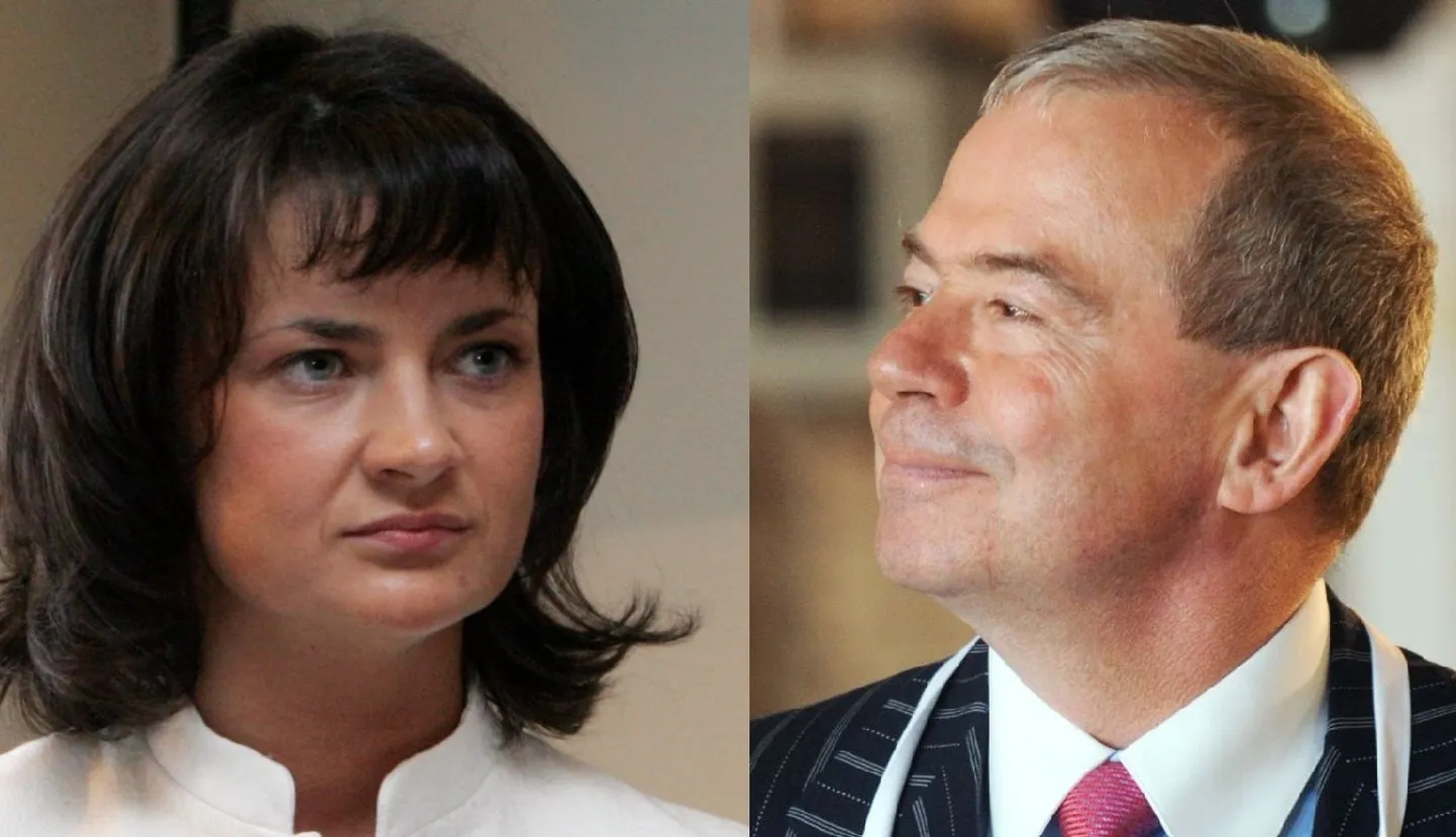 Kristīne Lemberga un Aivars Lembergs