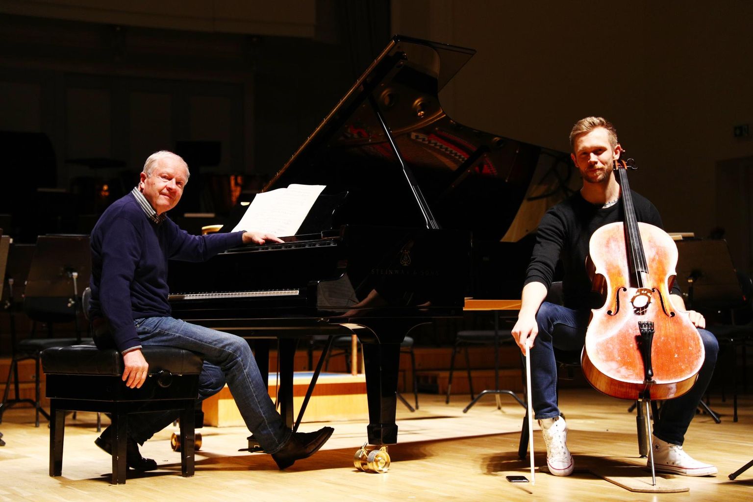Kalle Randalu ja Theodor Sink astusid kahekesi koos lavale esimest korda, et teha kummardus Ludwig van Beethovenile.