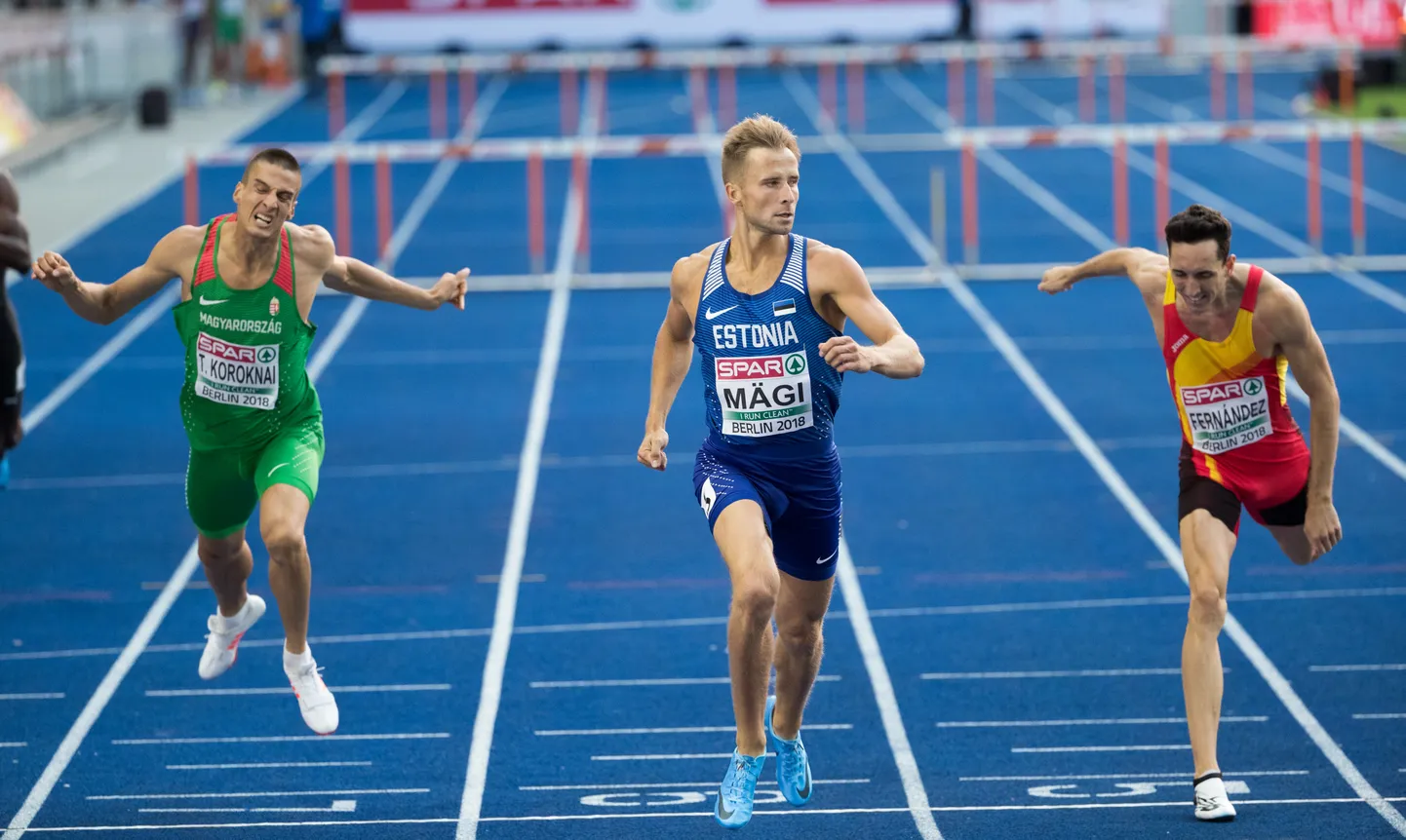 Rasmus Mägi mullu kergejõustiku EMil Berliinis.