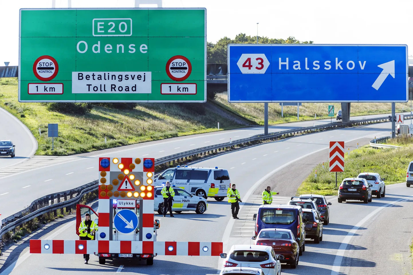 Taanis Kopenhaageni lähedal aset leidnud politseioperatsioon.
