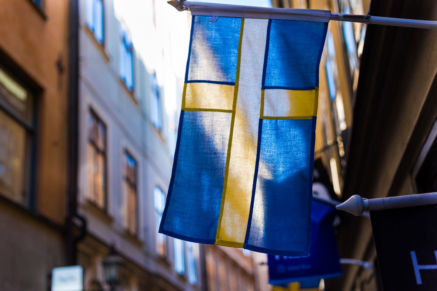 Zviedrijas karogs. Ilustratīvs attēls.