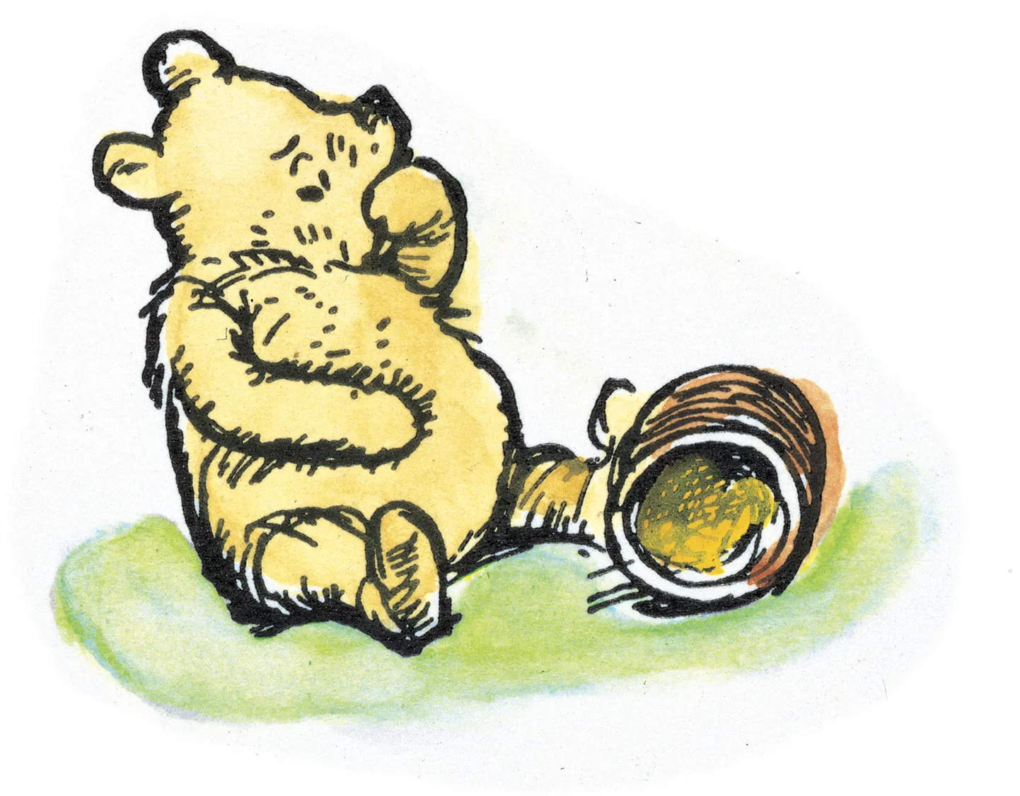 E.H. Shepardi illustratsioon A.A. Milne'i raamatule "Karupoeg Puhh".