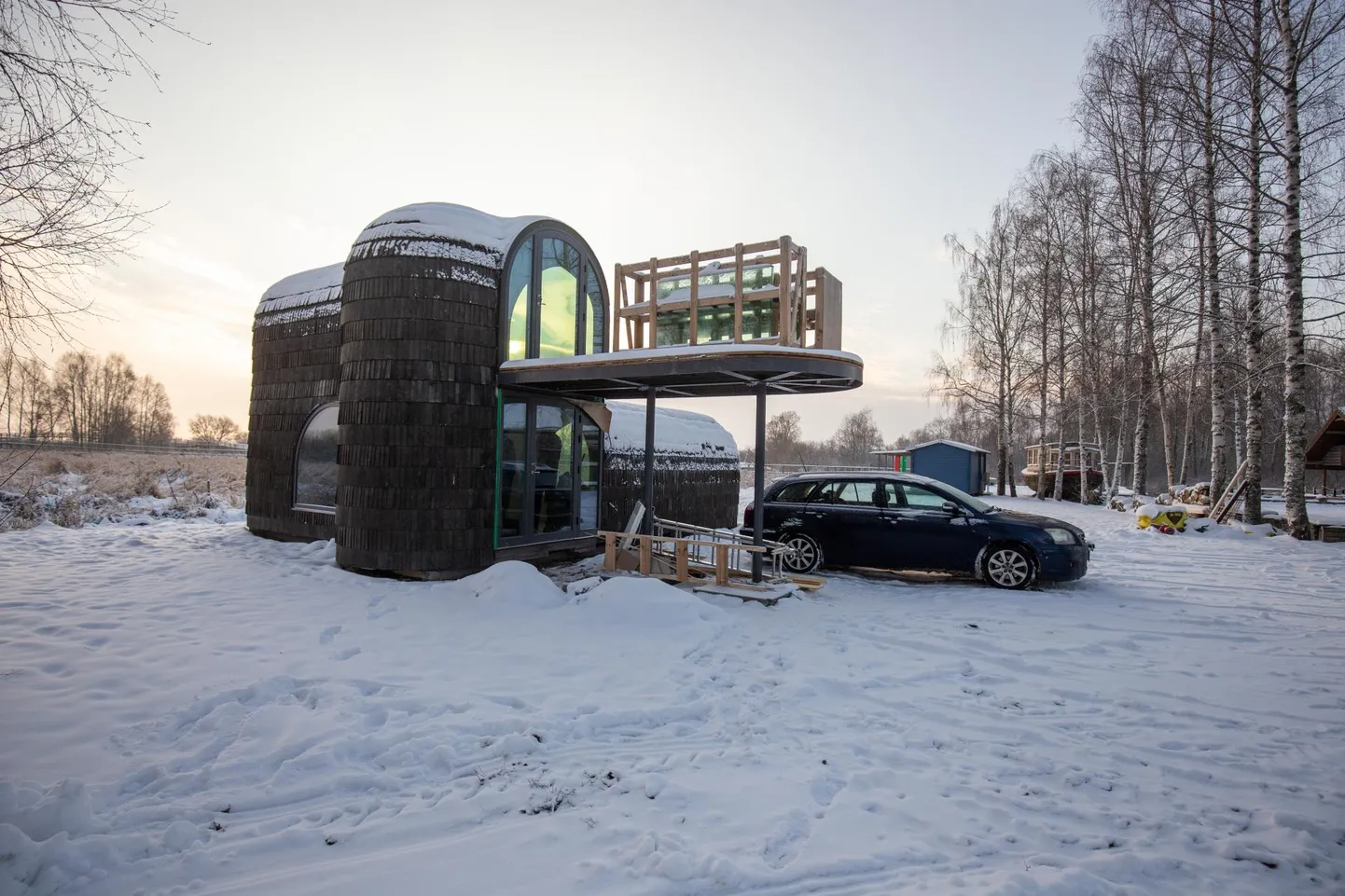 Iglucrafti omandusse läinud Oiu sadamasse on kerkimas esimene kahekorruseline iglu.