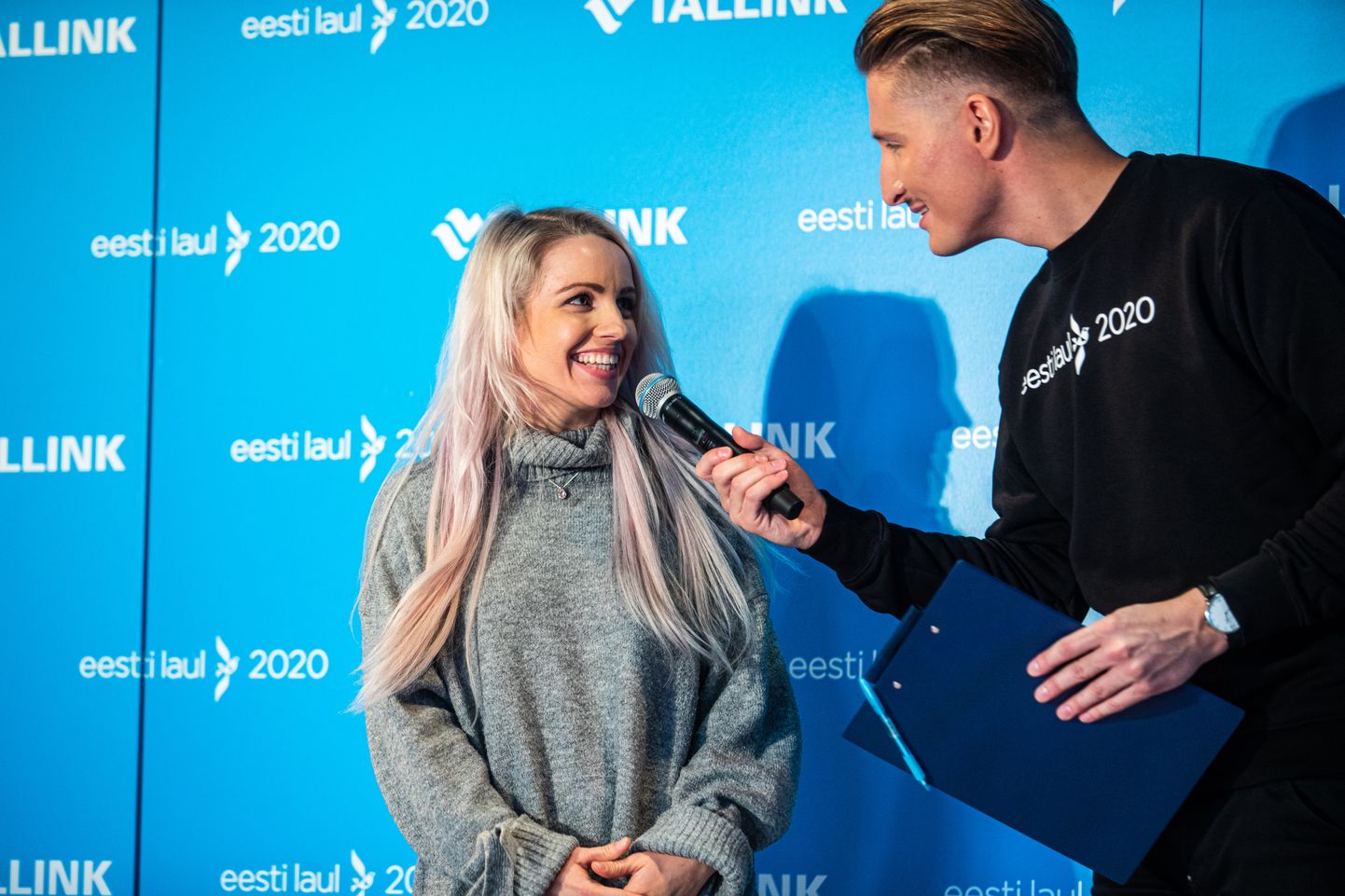 Eesti Laul 2020 pressikonverents. Janet Vavilov.