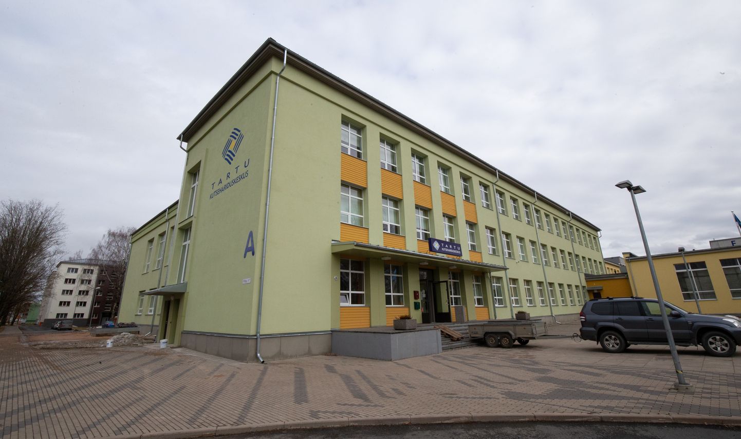 Tartu kutsehariduskeskuse Põllu tänava õppehoone.