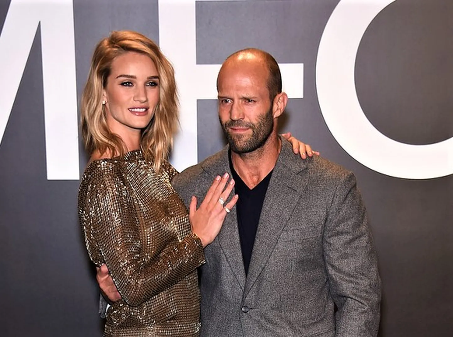 Rosie Huntington-Whiteley ja Jason Statham.