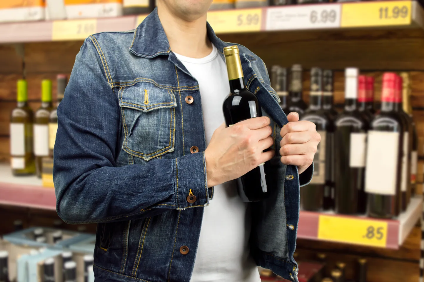 Alkohola zaglis. Ilustratīvs attēls