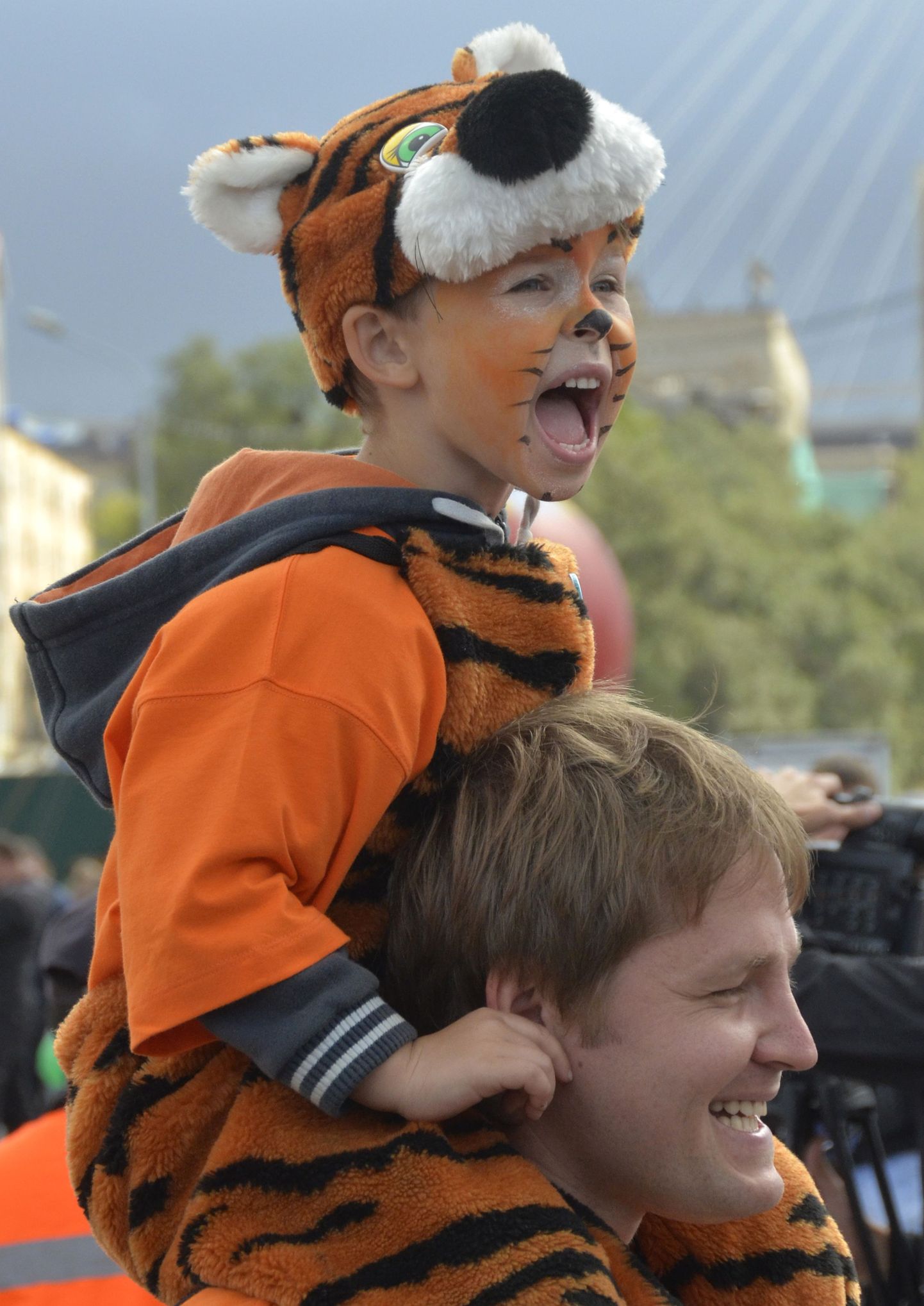 Tiigri päeva tähistamine Vladivostokis