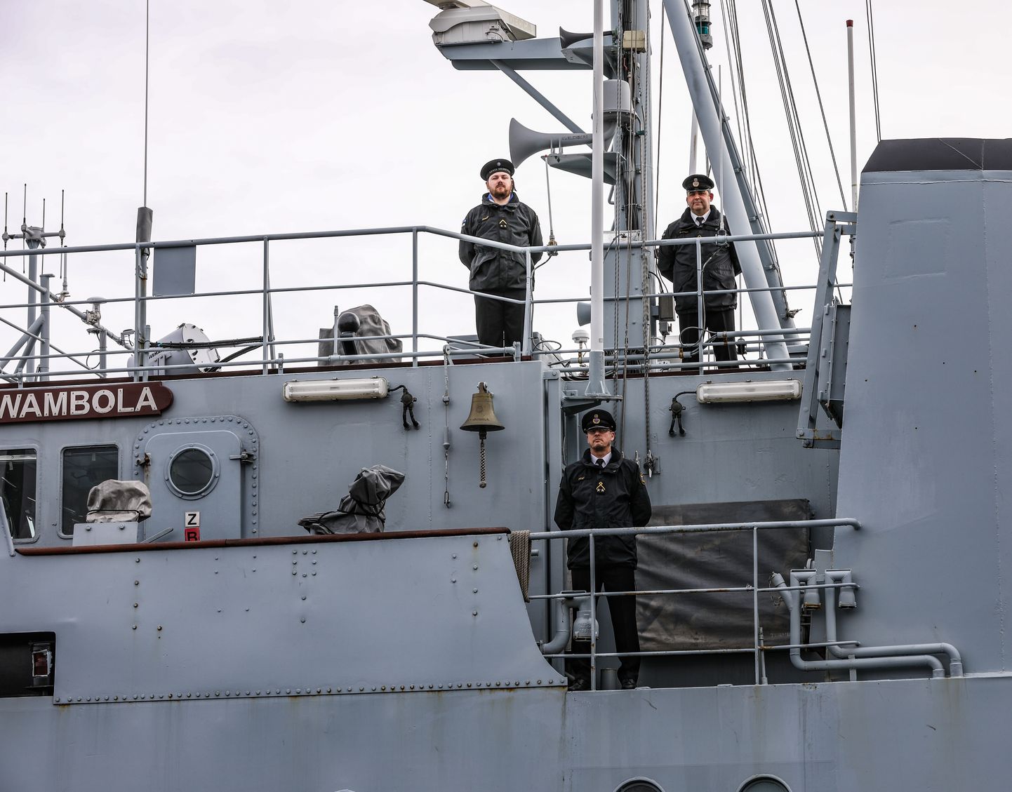 Miinilaeval Wambola toimus täna uue komandöri Krister Sooväli ametisse määramise tseremoonia