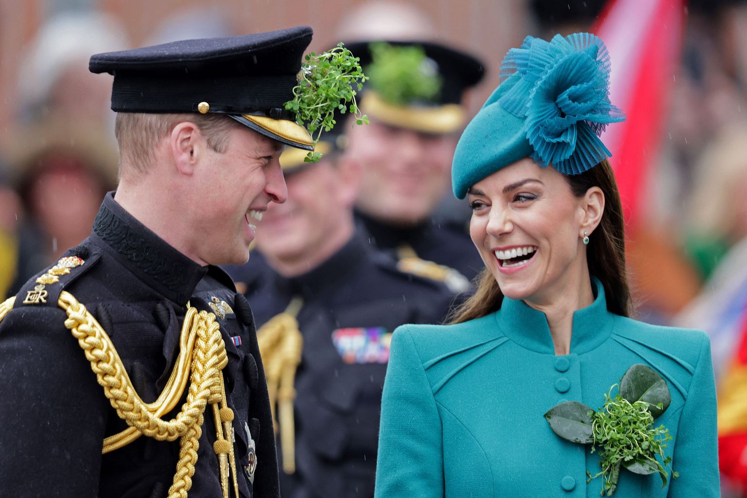 Walesi prints William ja printsess Catherine Püha Patricku päeva paraadil