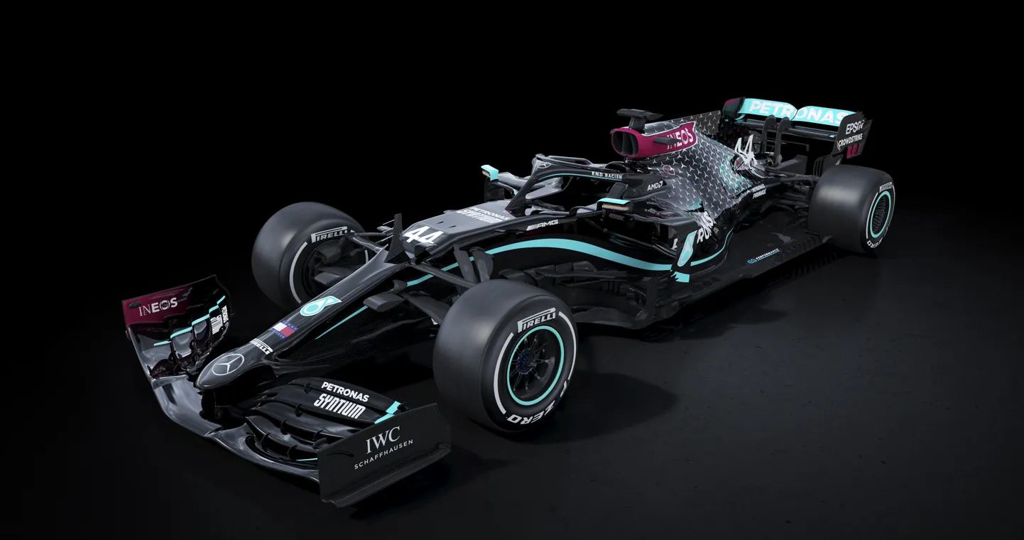 Mercedese vormel 1 auto 2020 hooajal.