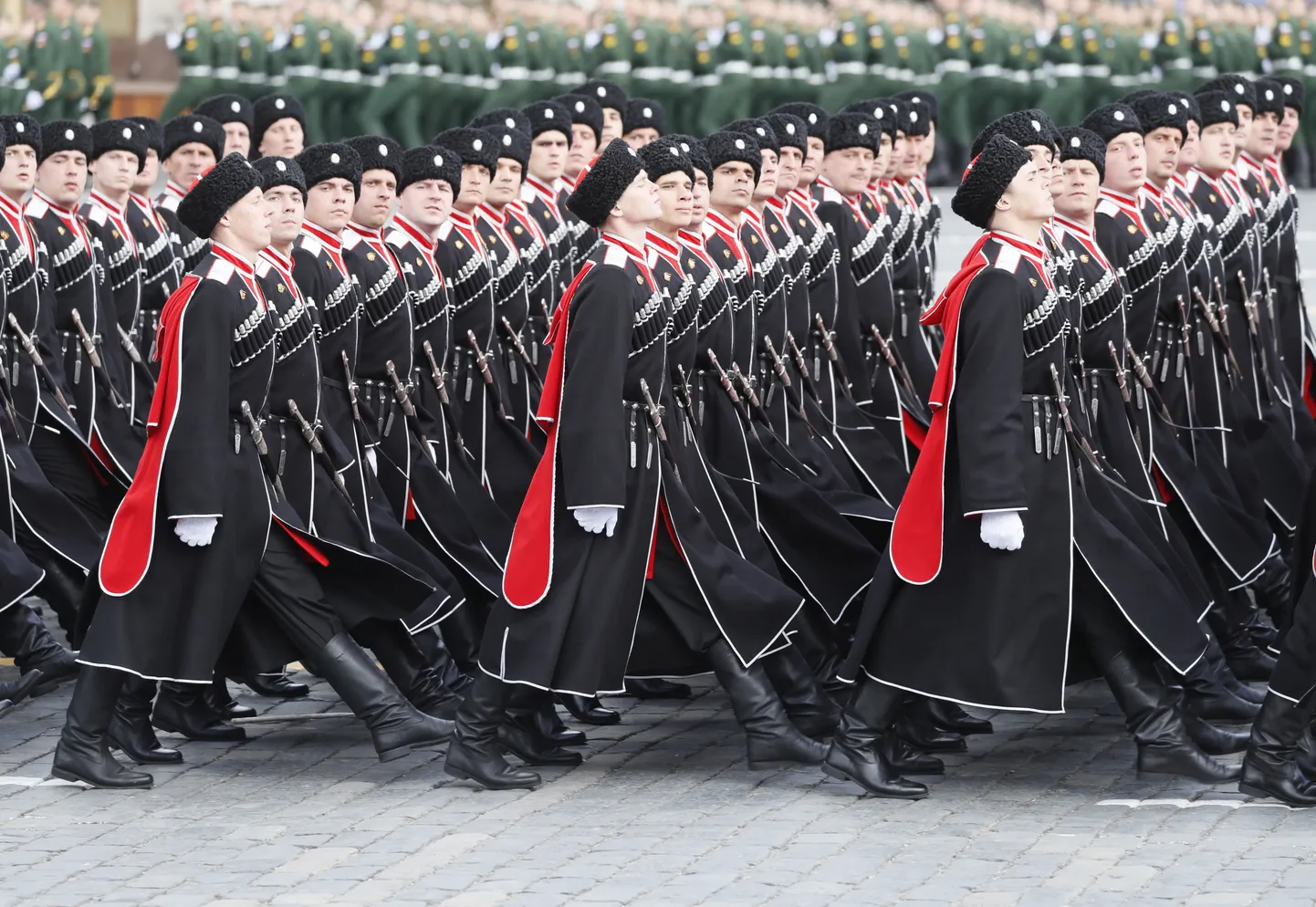 Venemaa pealinnas Moskvas valmistutakse 9. mai võidupüha paraadiks.