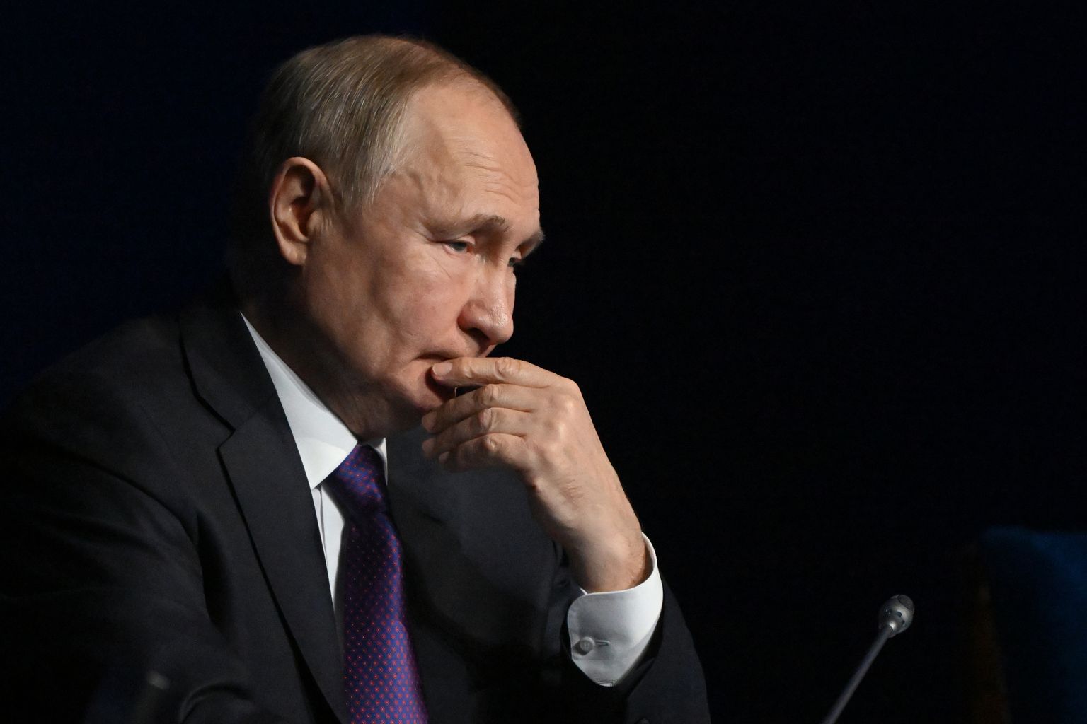 Venemaa president Vladimir Putin 29. novembril 2022 Moskvas 10. kohtunike kongressil ettekannet kuulamas