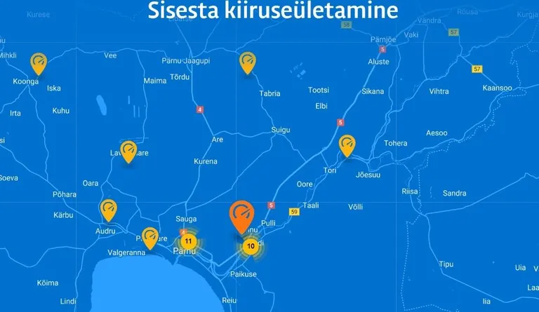 Juba paari tunni jooksul oli Pärnumaal liiklustalgute jaoks pandud kirja ligemale 30 kohta, kus sohvrid kipuvad liiga raske jalaga gaasipedaali vajutama.