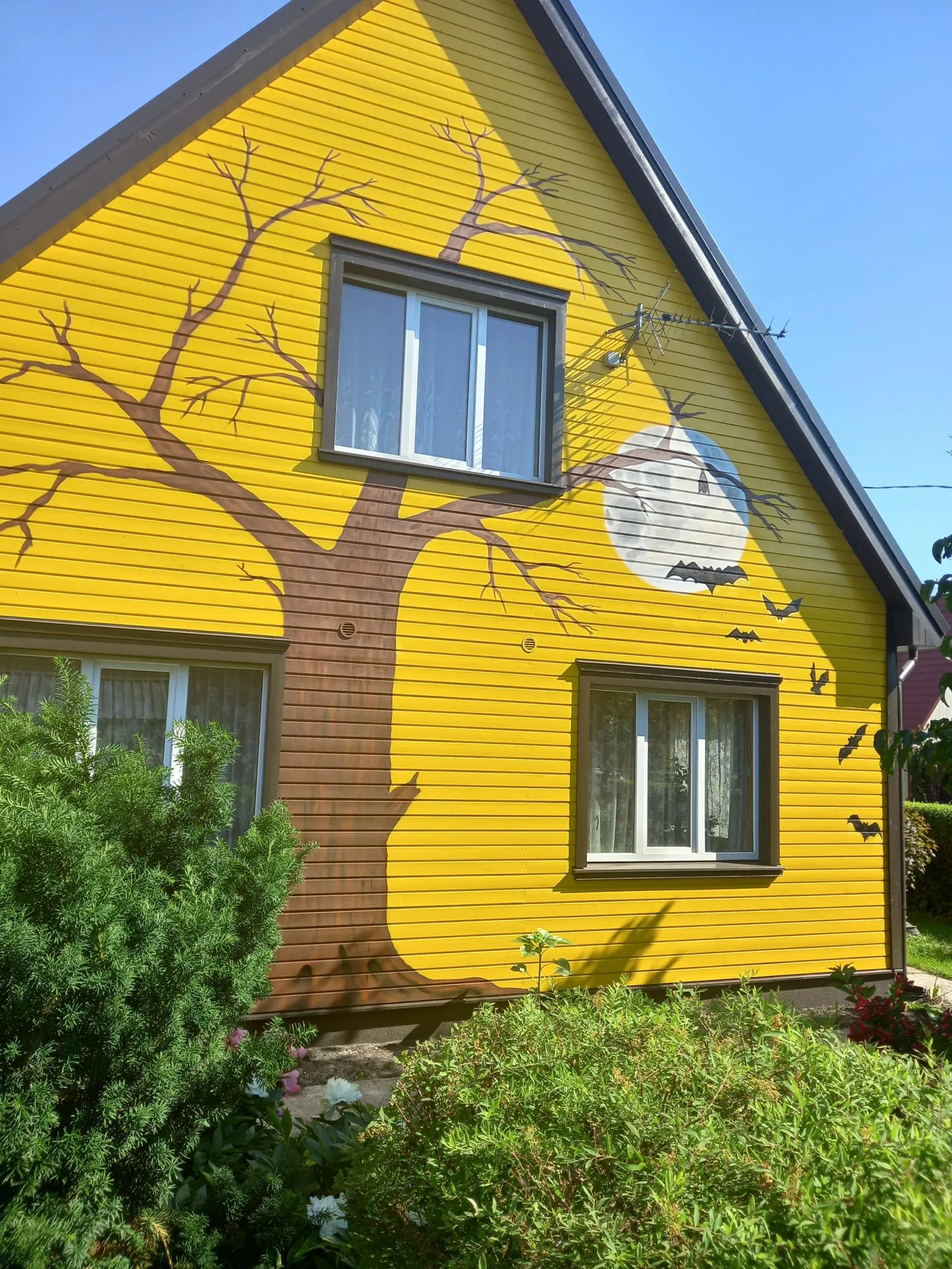 Peale hoonete tavapärase võõpamise saab linnalt toetust küsida ka välisseintele joonistatud piltidele kulunud värvi eest.
