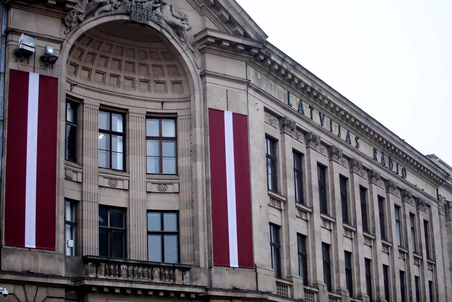 Latvijas Radio māja svētku rotā.
