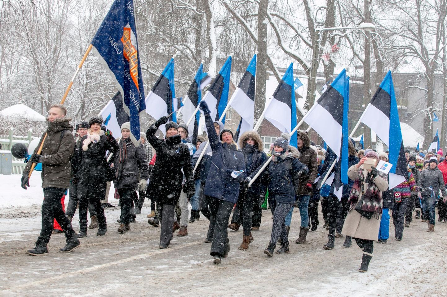 Vabariigi aastapäeva tähistamine Pärnus eelmisel aastal.
