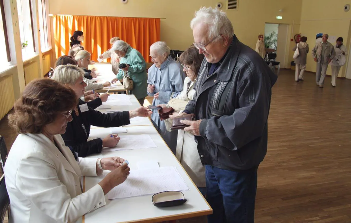 Europarlamendi valimised, Pärnu valimisjaoskond